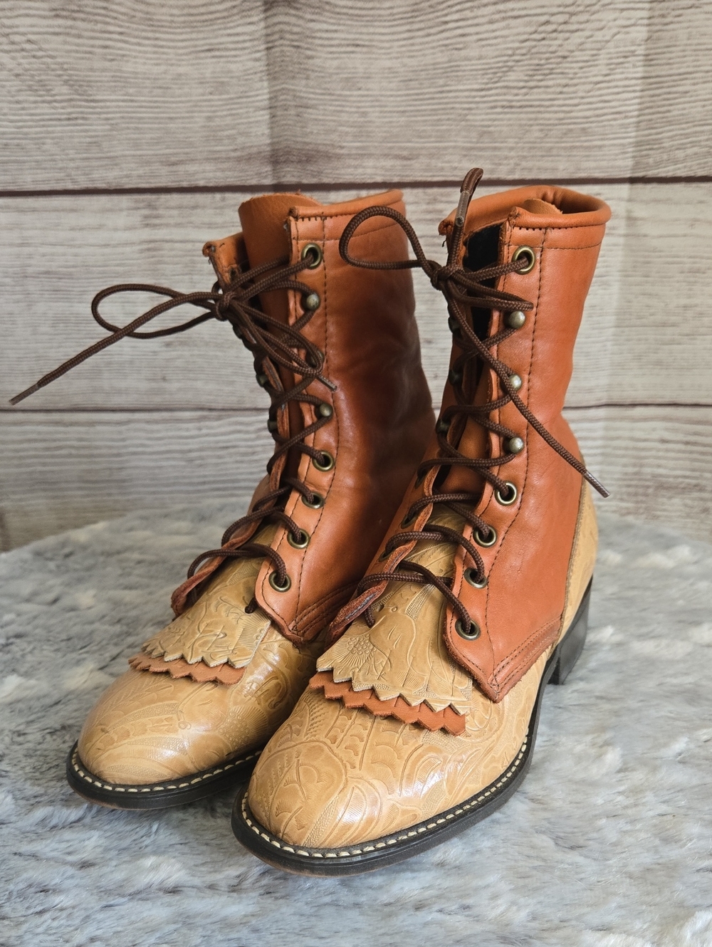 Laredo Leather Boots, Mens Size 7M